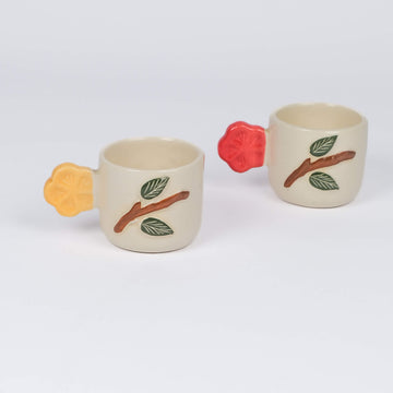 Birdtail Handle Cups (2 piece)