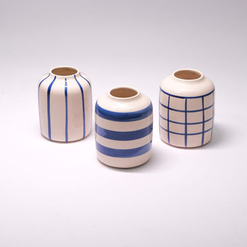 Blue Linea Vase