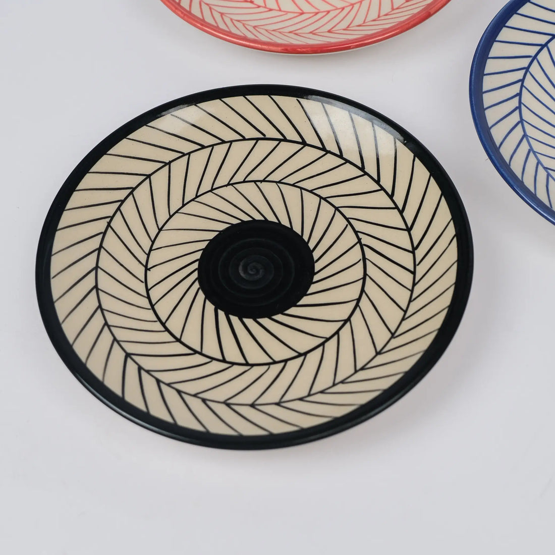 Chevron Canvas Plates (Set of 2)