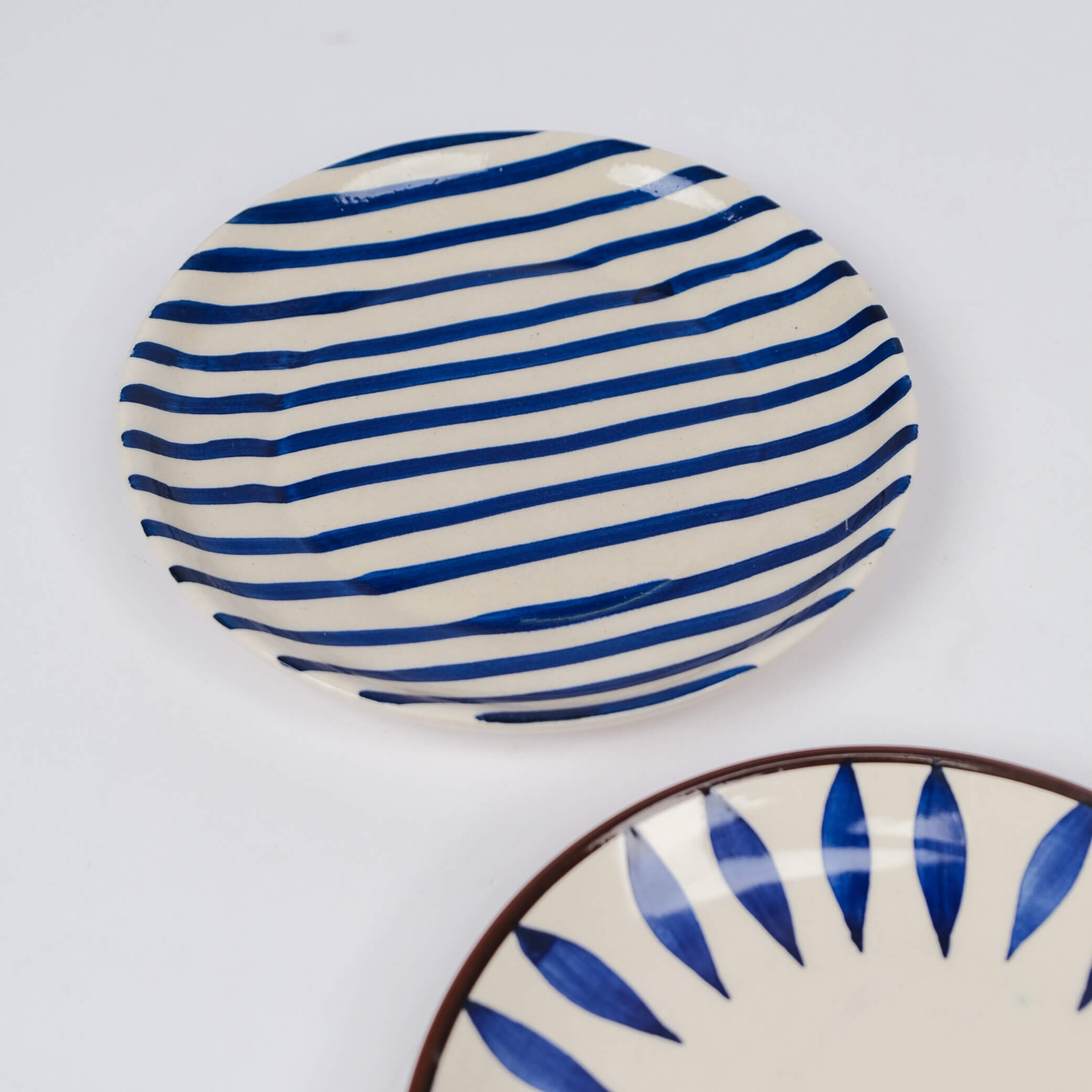 Indigo Canvas Plates (Set of 2)
