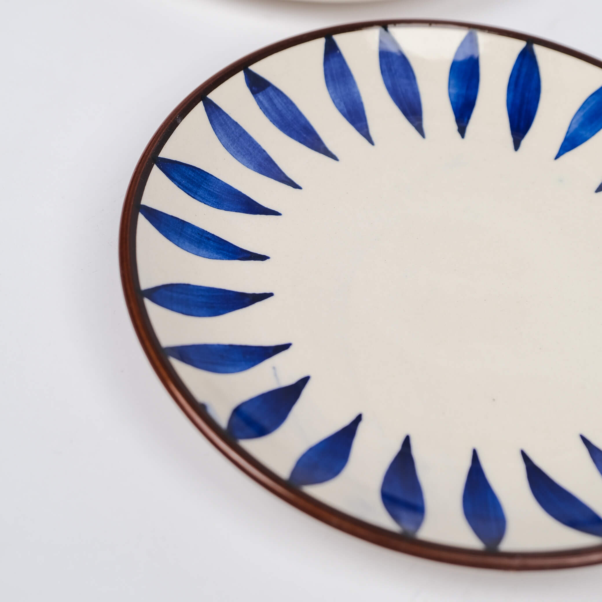 Indigo Canvas Plates (Set of 2)