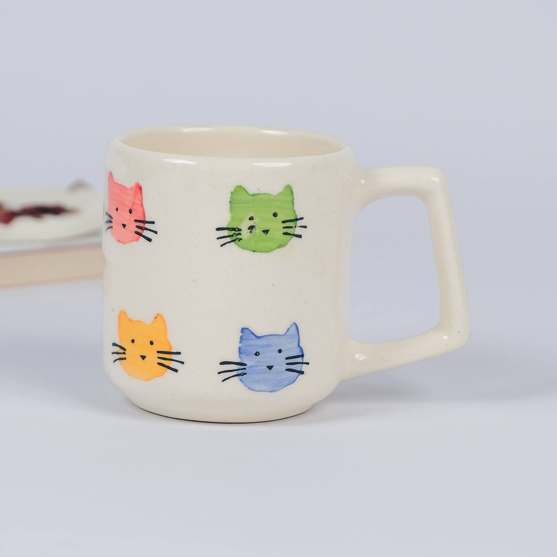 Cat Print Milk Mugs
