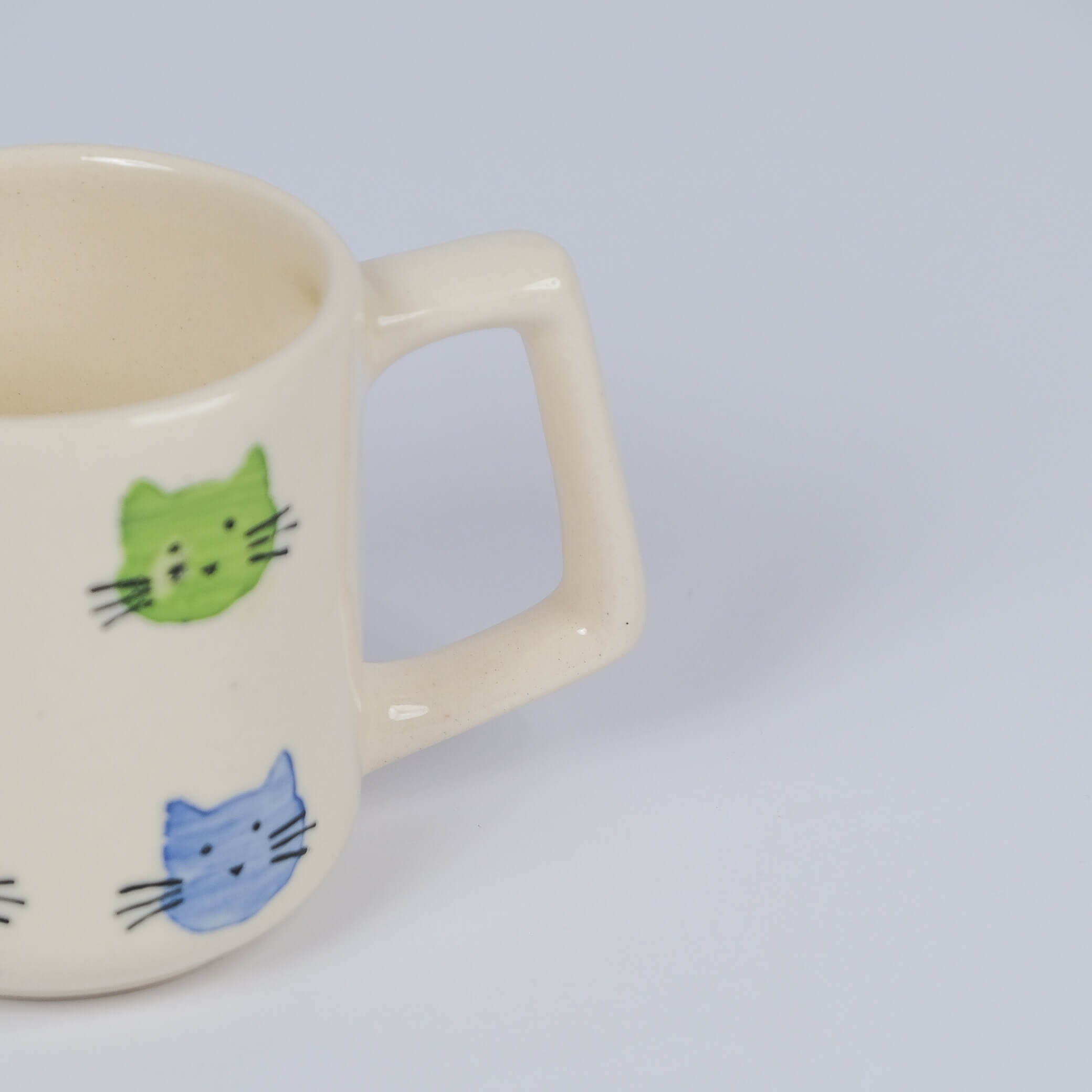 Cat Print Milk Mugs