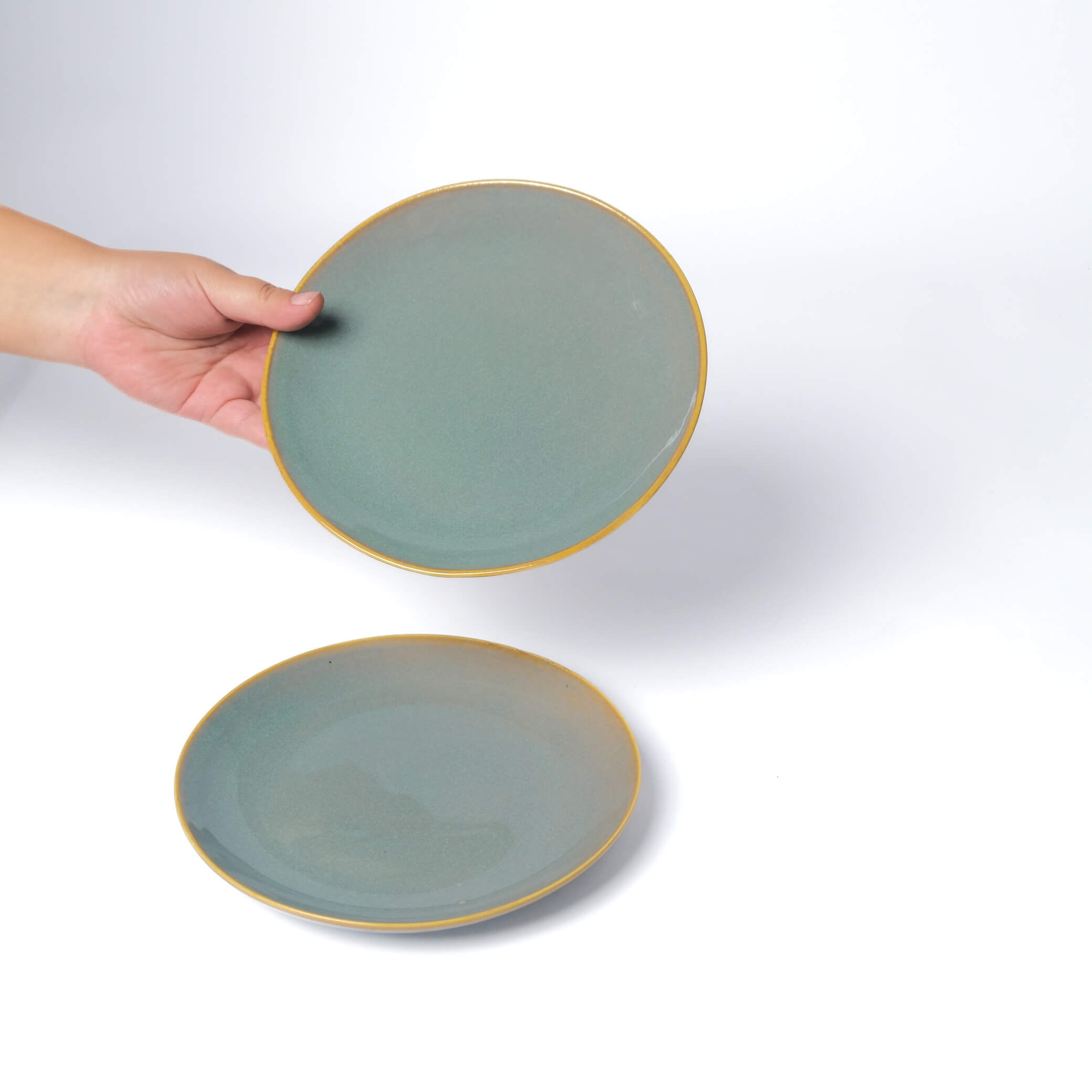 Green Appetiser Plate - 2 piece