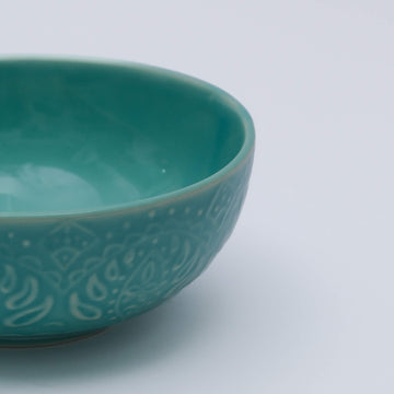 Flower Embossed 8" Serve Bowl