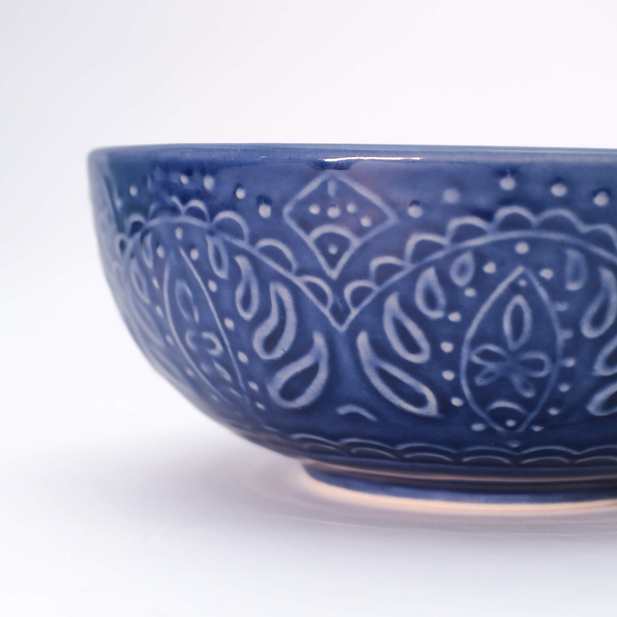 Flower Embossed 8" Serve Bowl