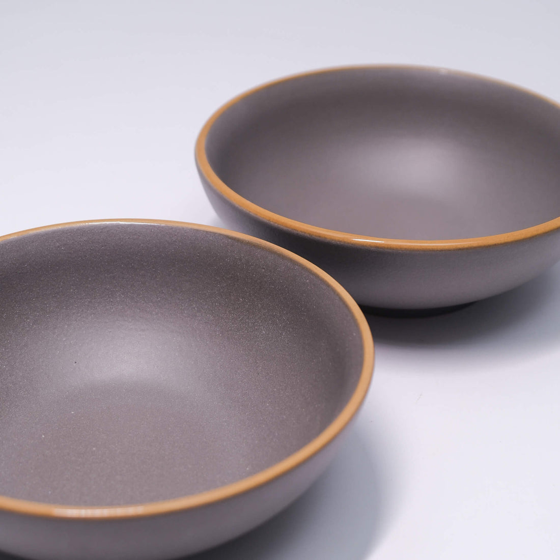 Grey with Gold 7" Serve Bowls