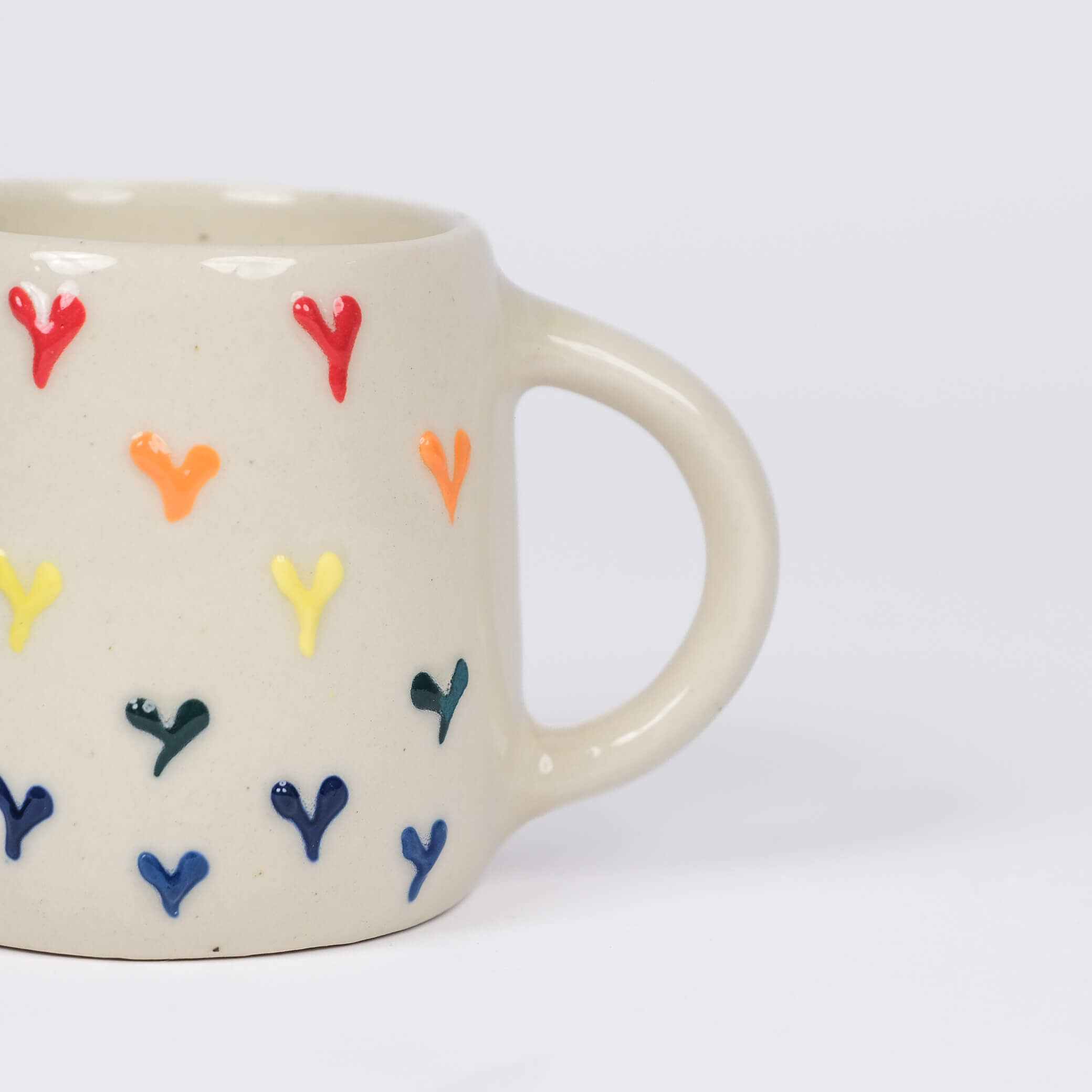 Heart Imprint Mugs