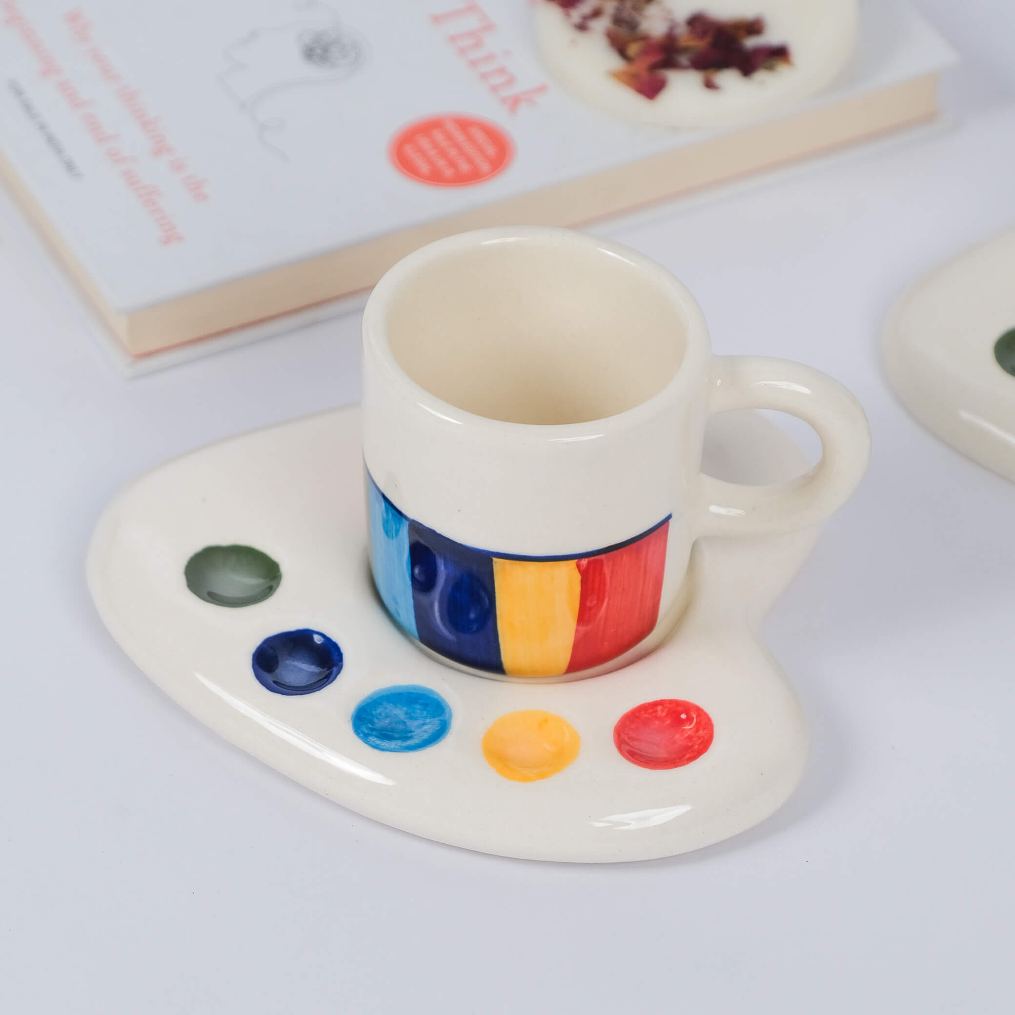 Palette inspired Cup & Saucer set