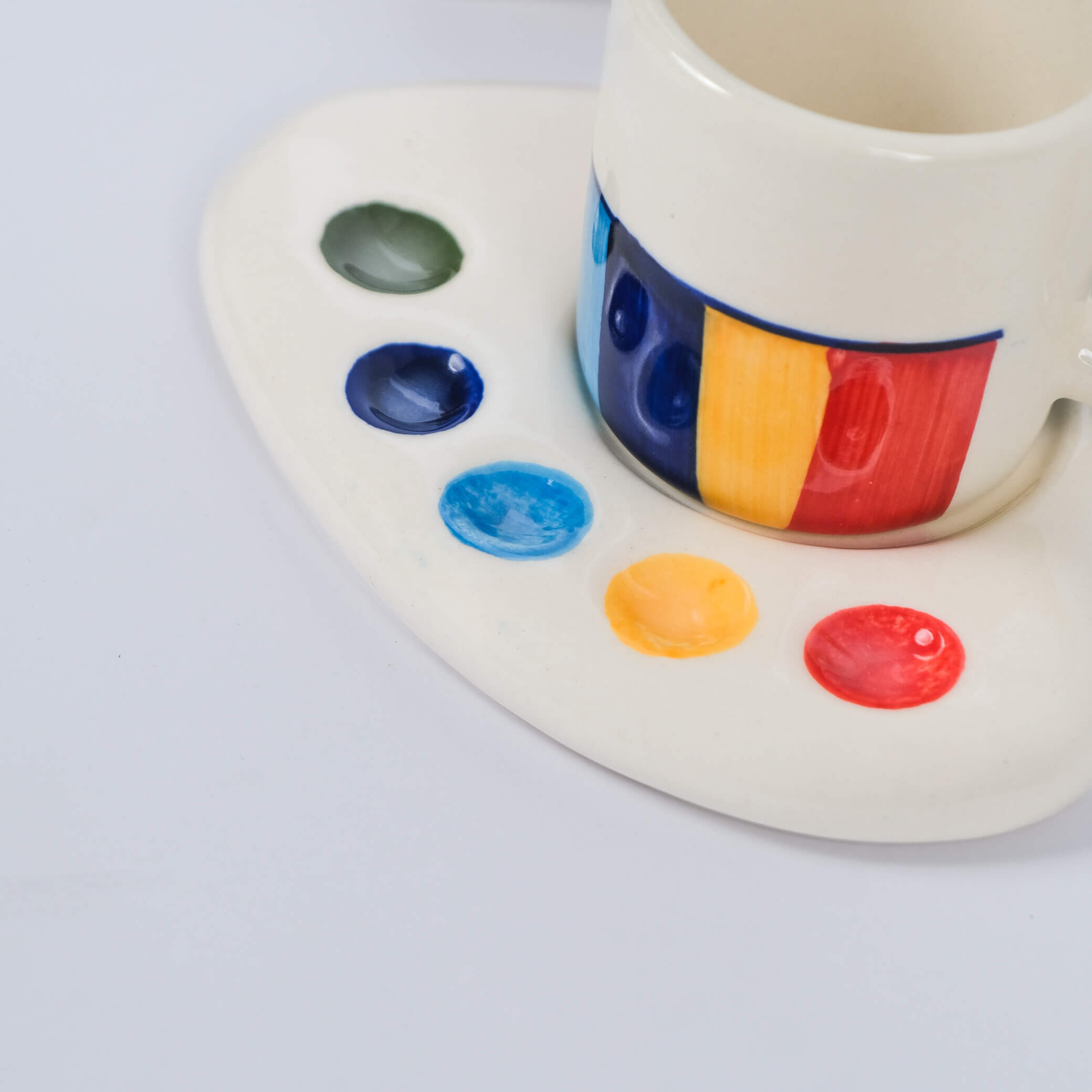 Palette inspired Cup & Saucer set
