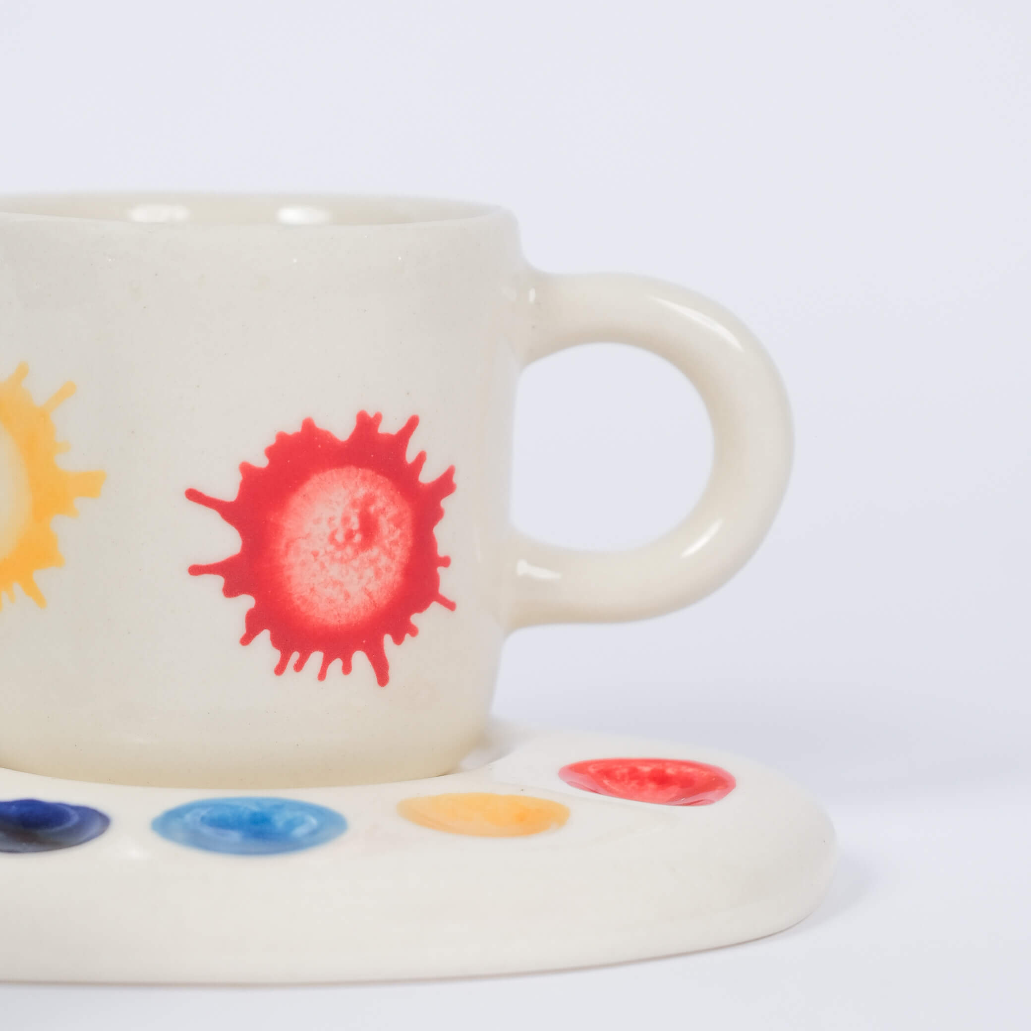 Palette inspired Cup & Saucer set