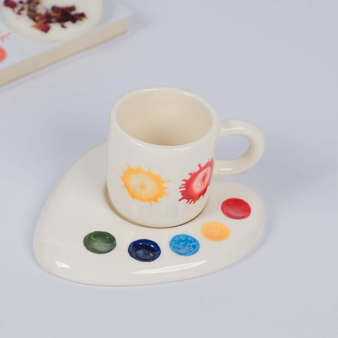 Palette inspired Cup & Saucer set