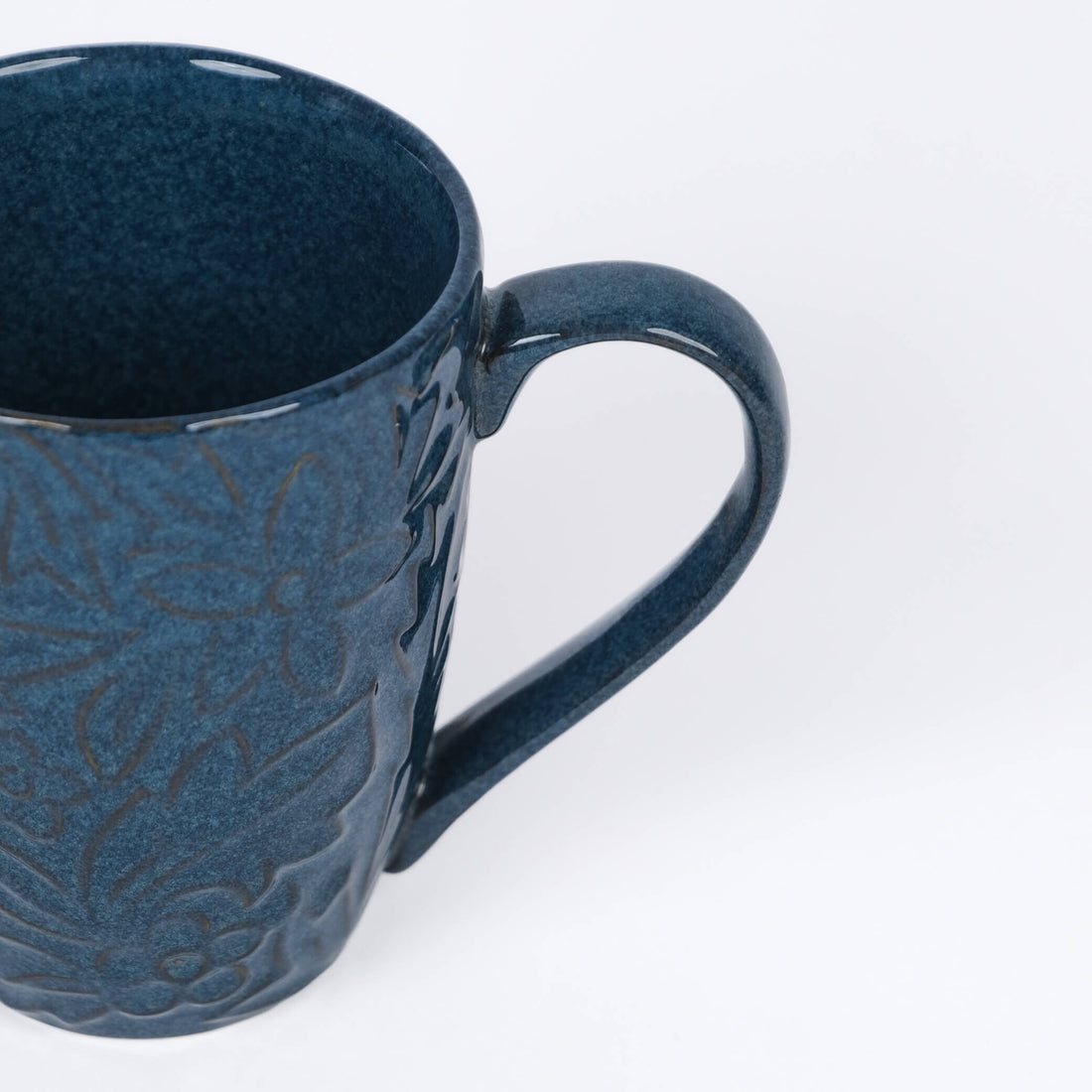 Embossed Porcelain Mug (Set of 2)