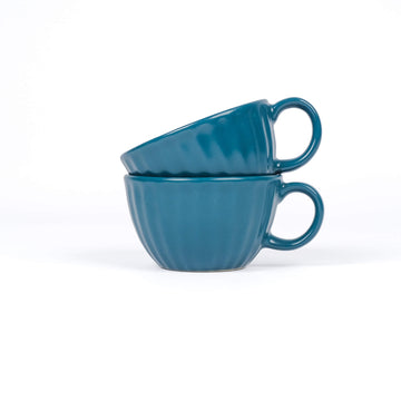 Seafoam Serenity Mugs (Set of 2)