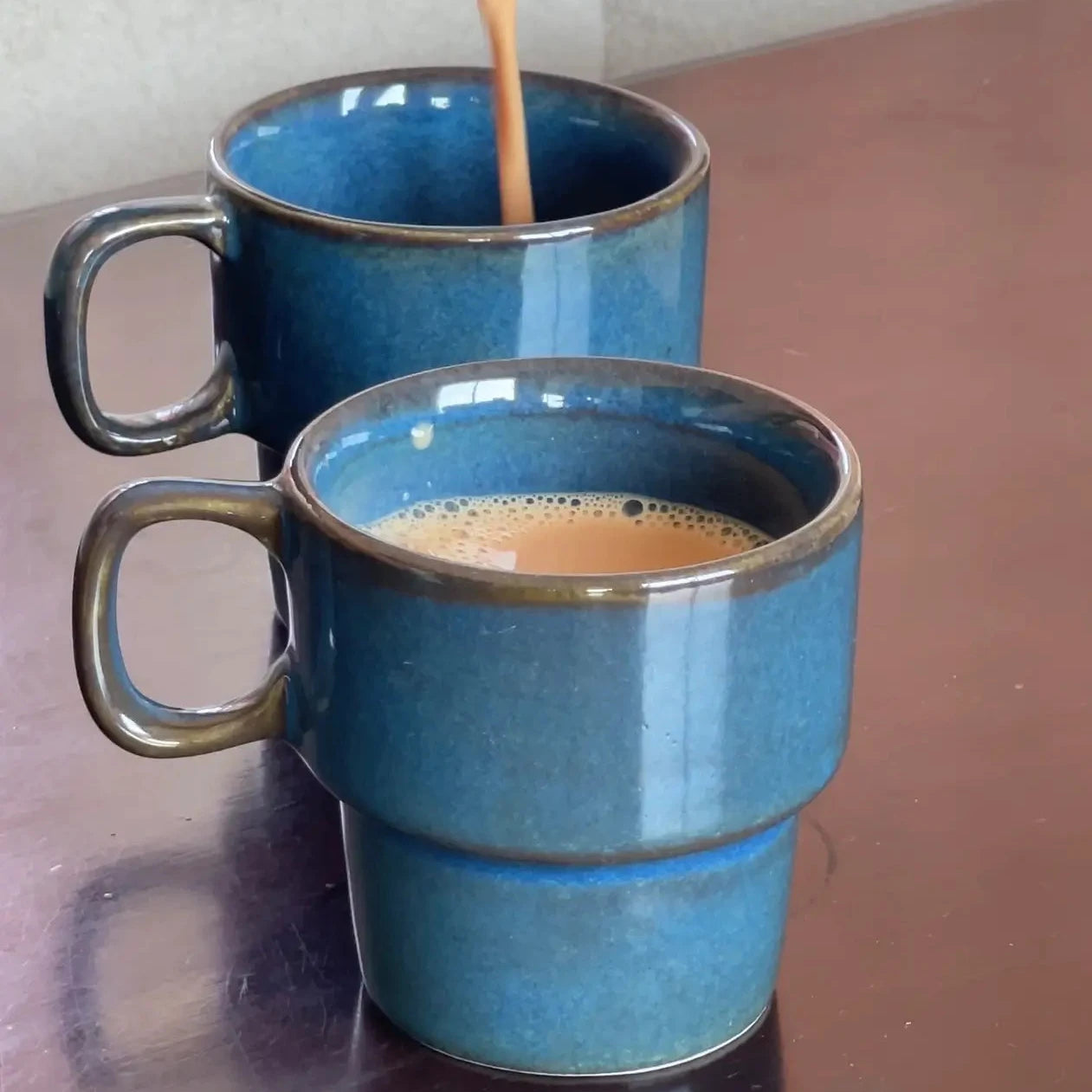 Everyday Stackable Porcelain Cups