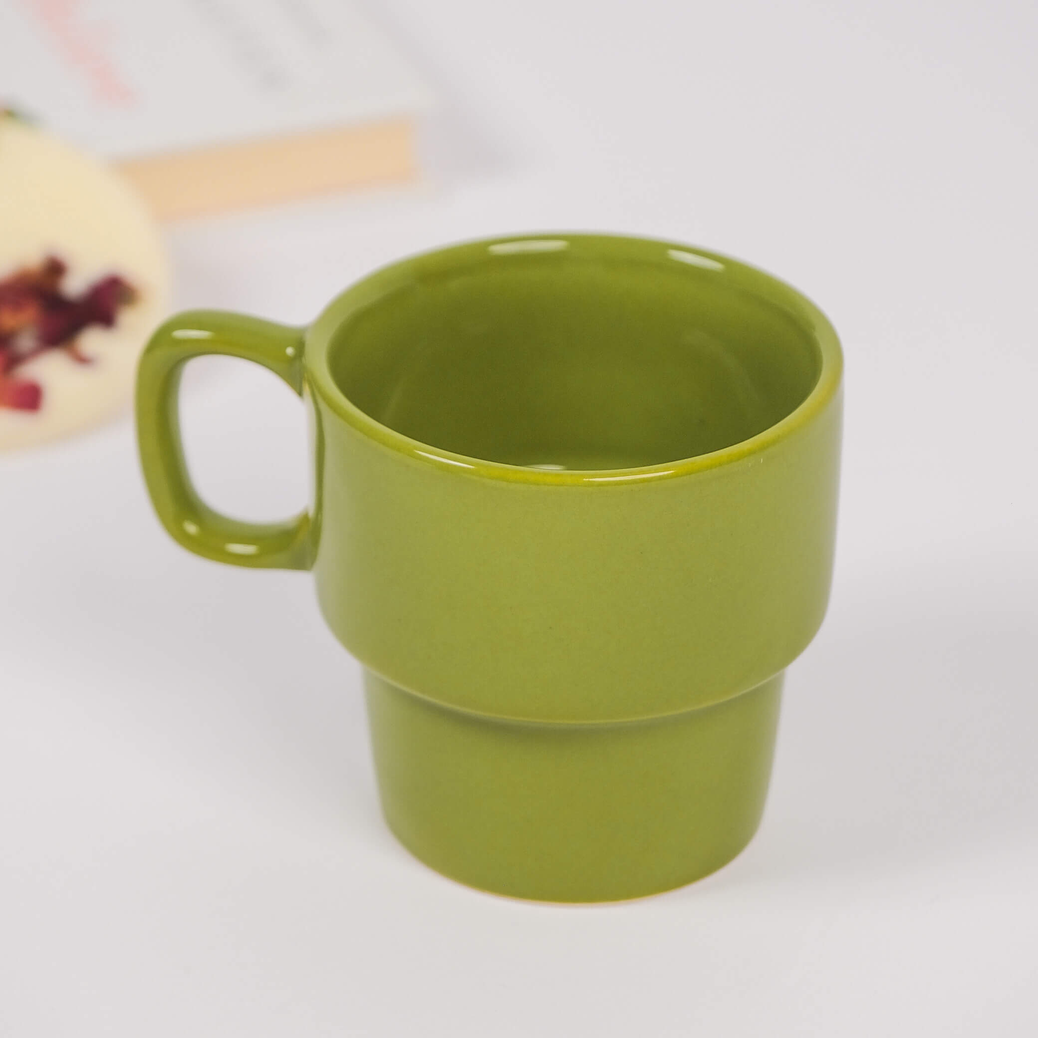 Everyday Stackable Porcelain Cups