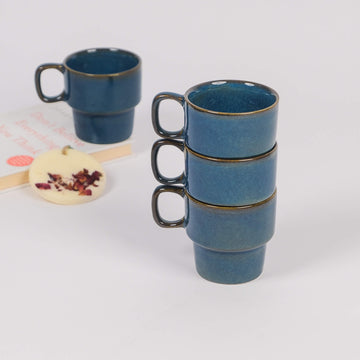 Everyday Stackable Porcelain Cups