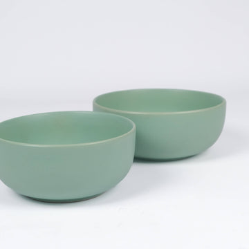 Teal Serve Bowls - 8.5” & 7.5” (Set of 2)