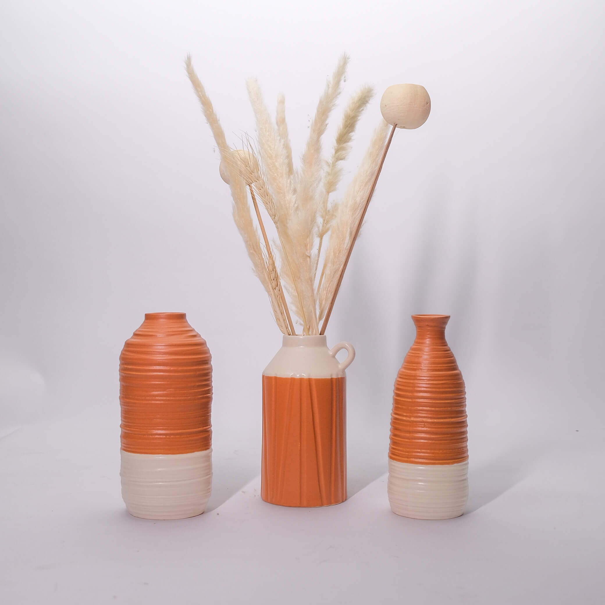 Terracotta inspired Earthtone Vases
