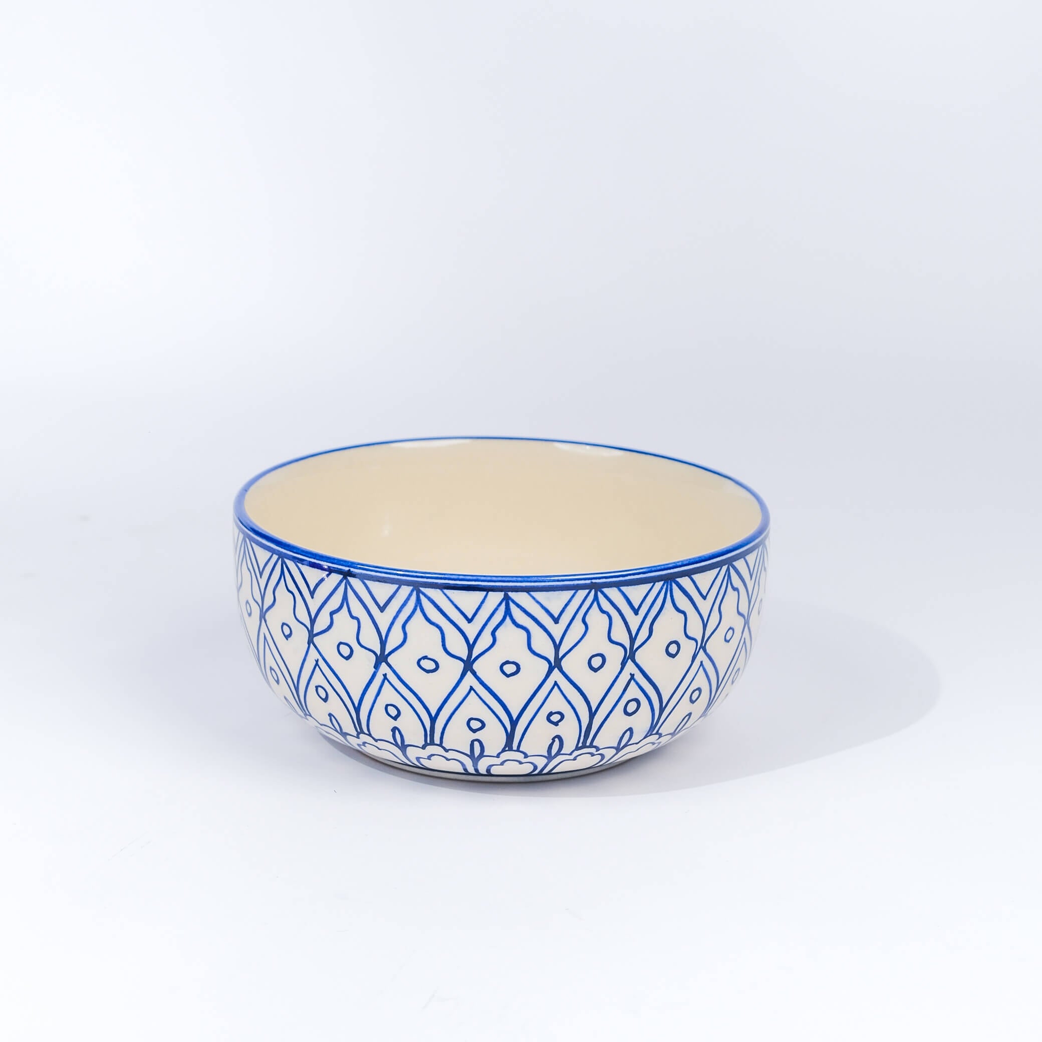 Tribal Flower Medium Serve-Bowl