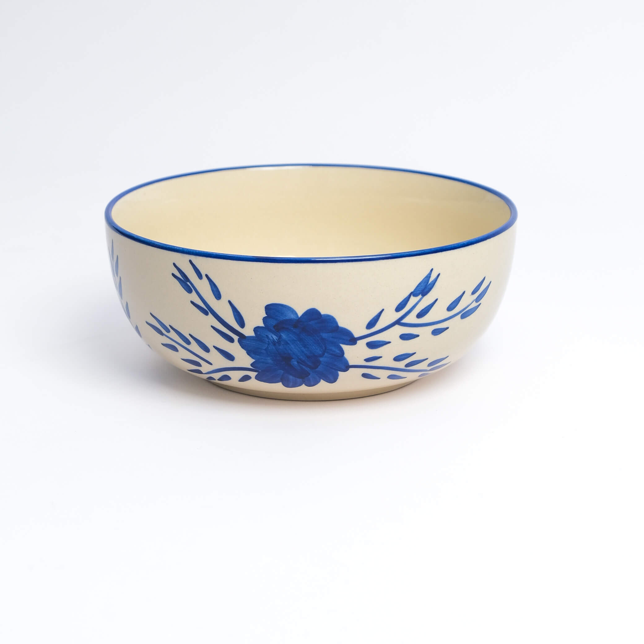 Tribal Flower Medium Serve-Bowl
