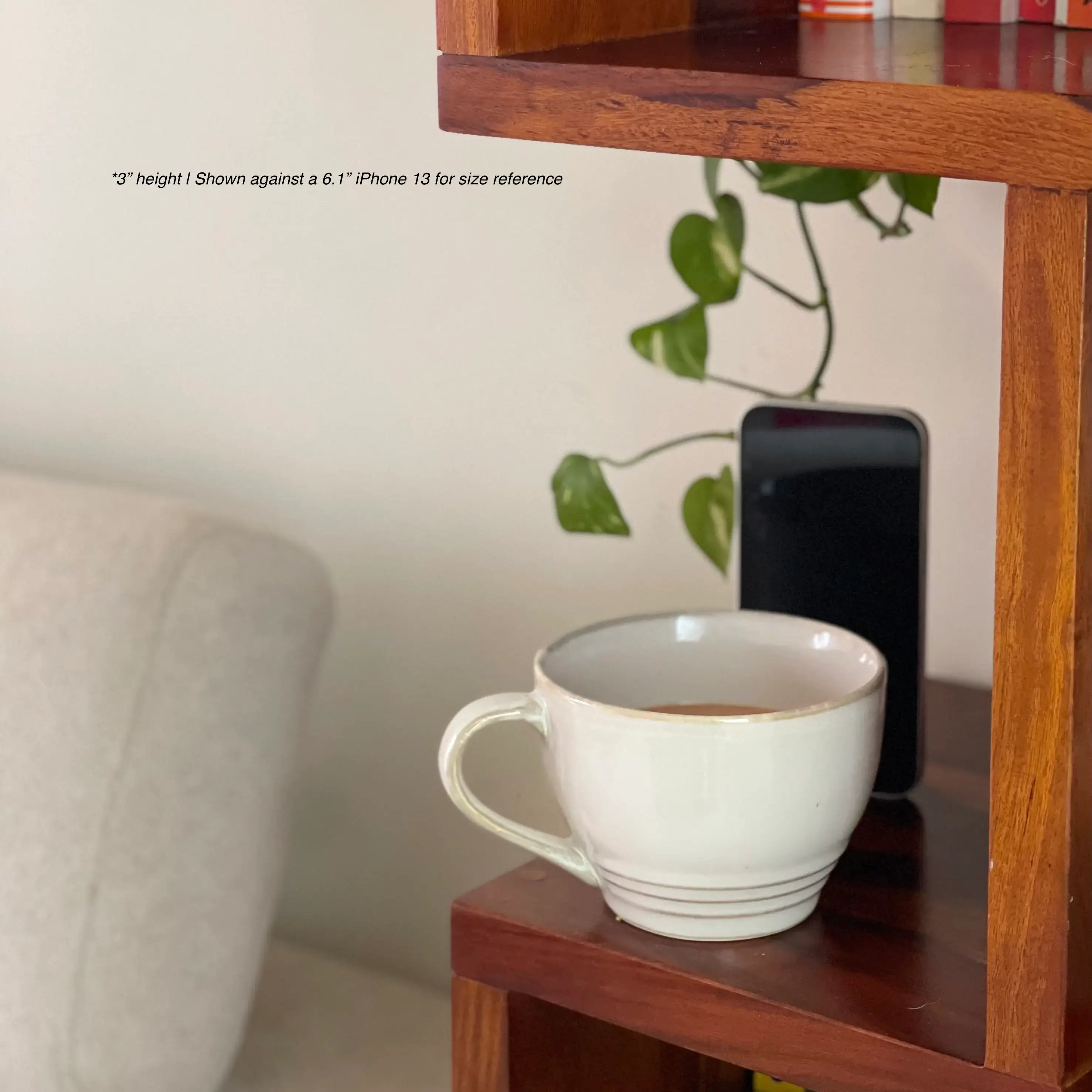 Wide Comfort Porcelain Mug (Multi-Use Breakfast Mug)