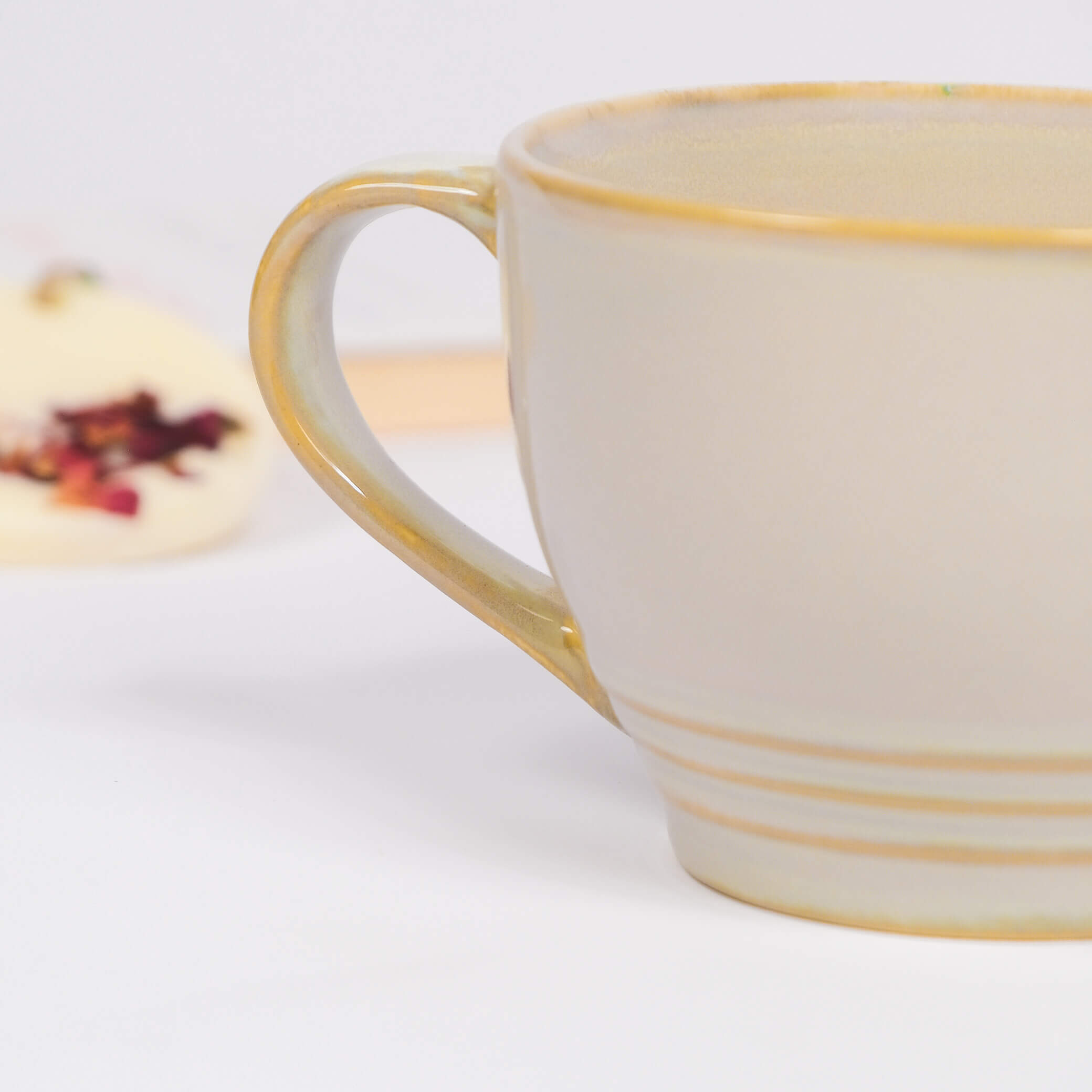 Wide Comfort Porcelain Mug (Multi-Use Breakfast Mug)